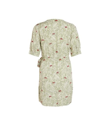 Robe blanc/vert femme vila vielvire - 34