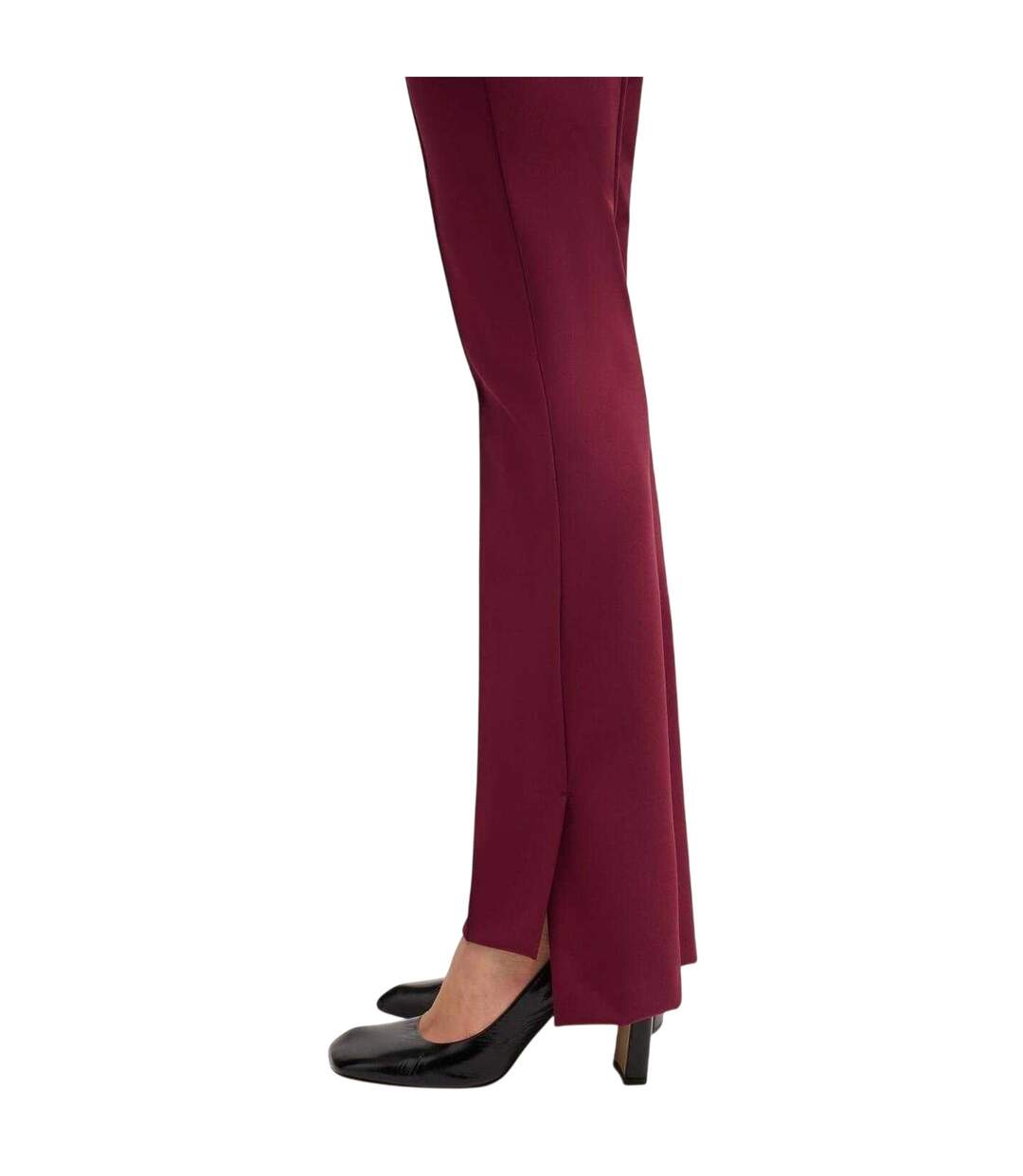Pantalon Tizena Femme Rouge Foncé Boss-4