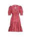 Robe Courte Manches Bouffantes Dizziano Femme Rose Imprimé Boss-2