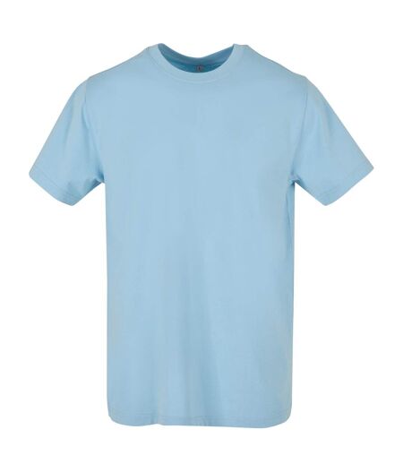 T-shirt À Col Rond Pour Hommes Bleu Ciel Build Your Brand
