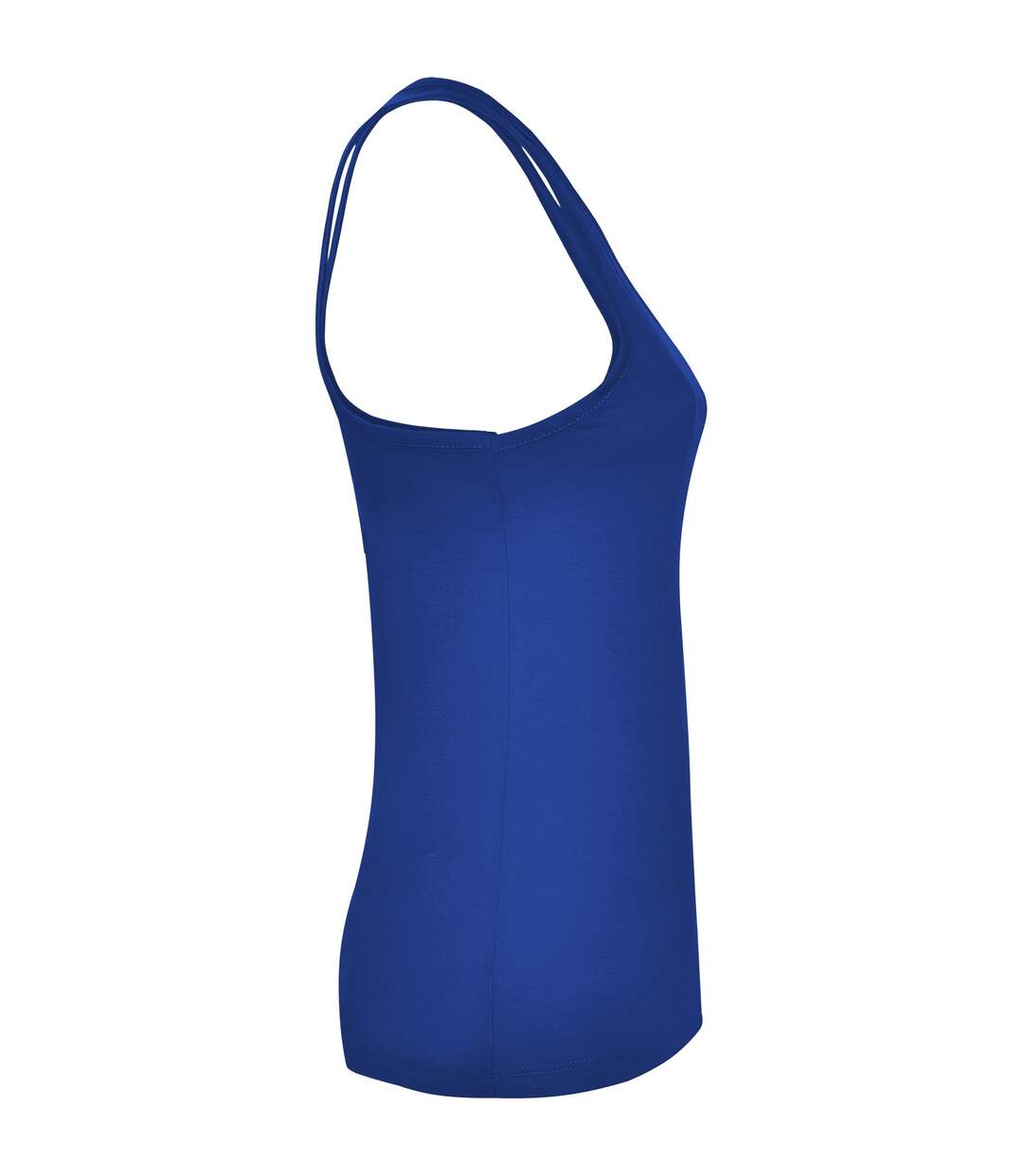 Womens/ladies Brenda Tank Top Electric Blue Roly-4