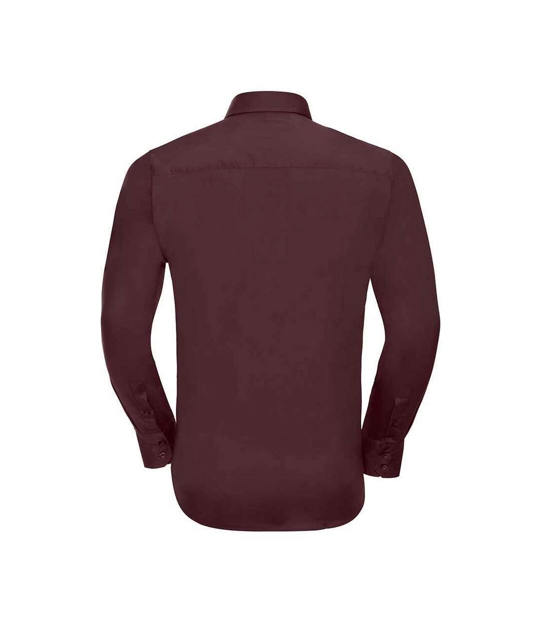 Mens fitted long-sleeved shirt port Russell Collection