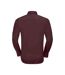 Russell Collection Mens Fitted Long-Sleeved Shirt (Port)