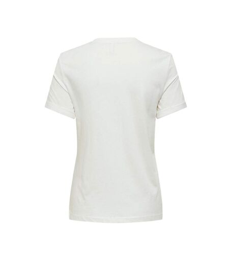 T-Shirt blanc femme only tenna - l