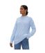 Womens/ladies bobble diamond stitch jumper light blue Dorothy Perkins