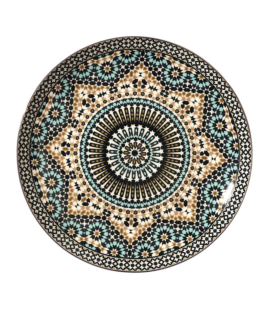 Lot de 6 Assiettes Plates Noura 26cm Multicolore-1