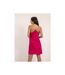 Robe courte satin manches bijoux IWAEL - Dona X Lisa-2