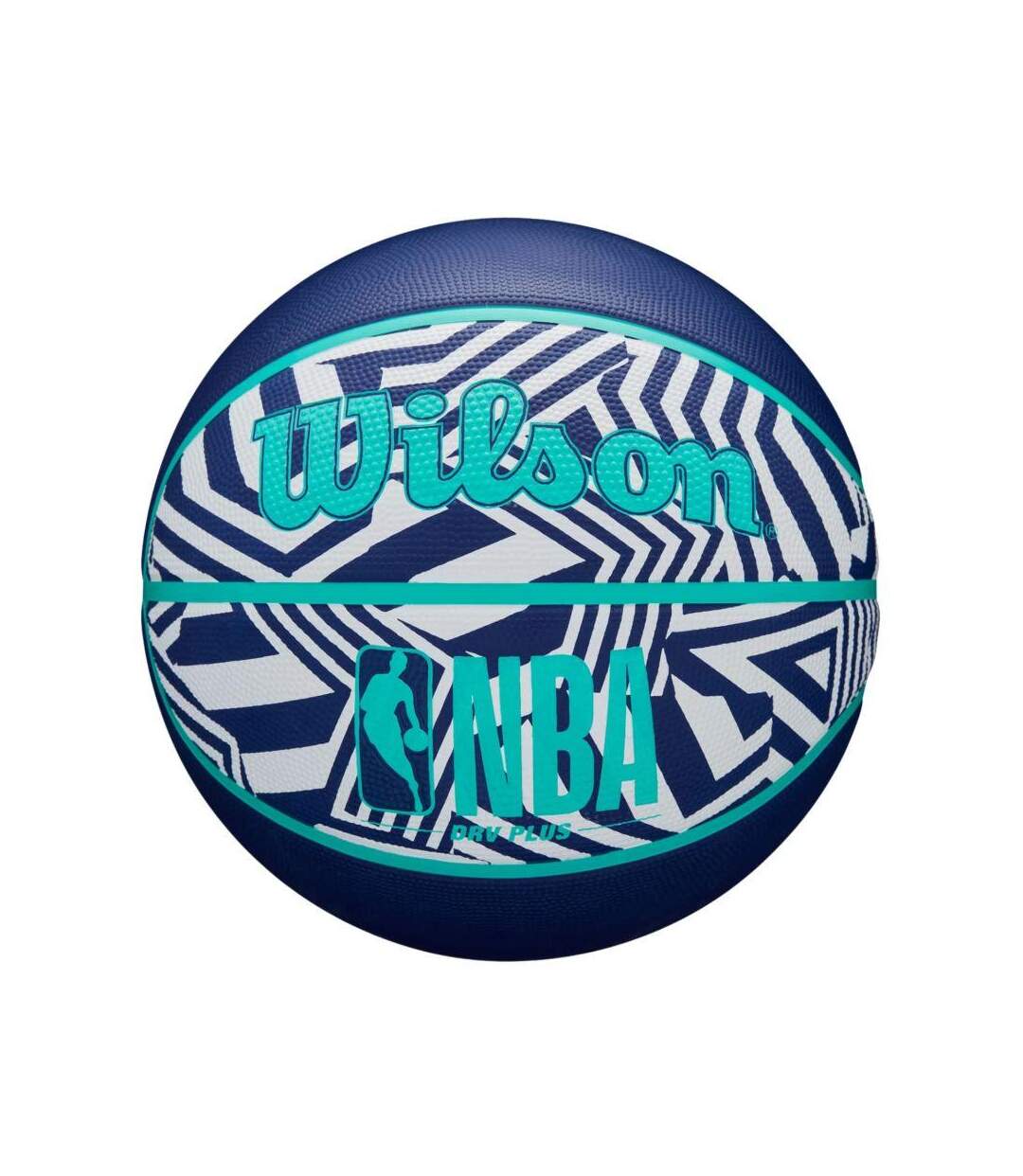 Ballon De Basket Motif/style Géométrie Éblouissante Nba Drv Plus Taille 7 Bleu Marine Bleu Wilson-1