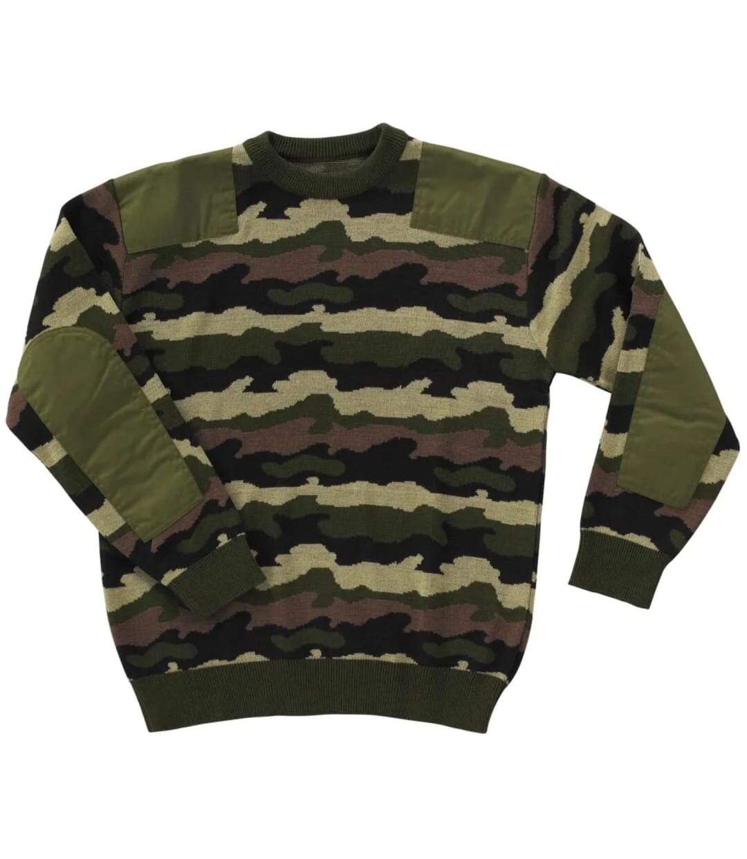 Pull Ras du Cou Homme Ledertys Camouflage (30% Laine)-5