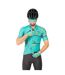 Mens  Fs260 Abstract Cycling Jersey Blue Endura-4