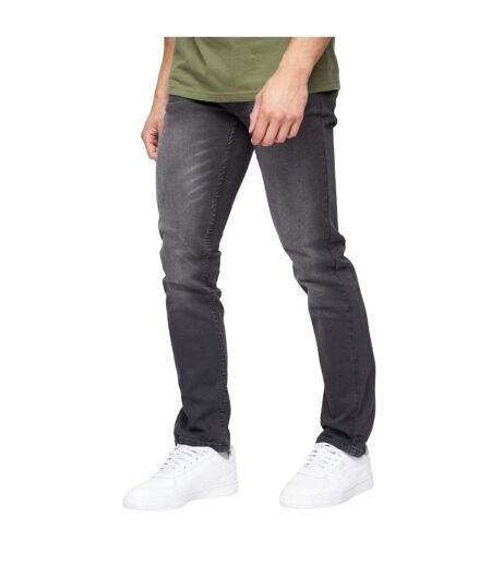 Jean Malcom Homme Gris Crosshatch