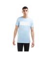 Marvel T-shirt avec logo pour hommes (Bleu ciel) - UTTV863