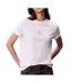 T-shirt blanc femme calvin klein jeans ss 20s classic-1