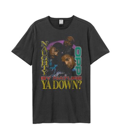 T-shirt Hip Hop Hooray Adulte Charbon Amplified