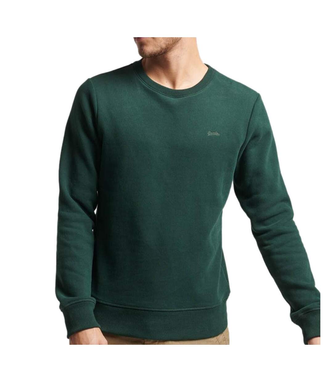 Sweat Vert Foncé Homme Superdry Essential - 3XL-1