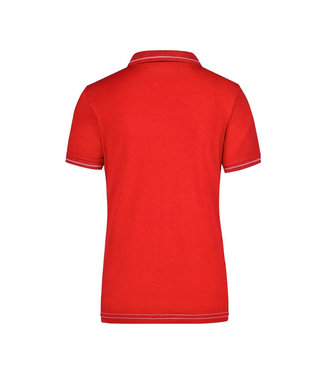Polo Femme Rouge Blanc James And Nicholson-2