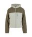 Womens/ladies Crinkle Fleece Jacket Pale Green Stone Green Urban Classics-1