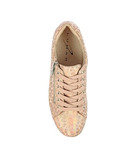 Baskets Charm Femme Rose Clair Lunar