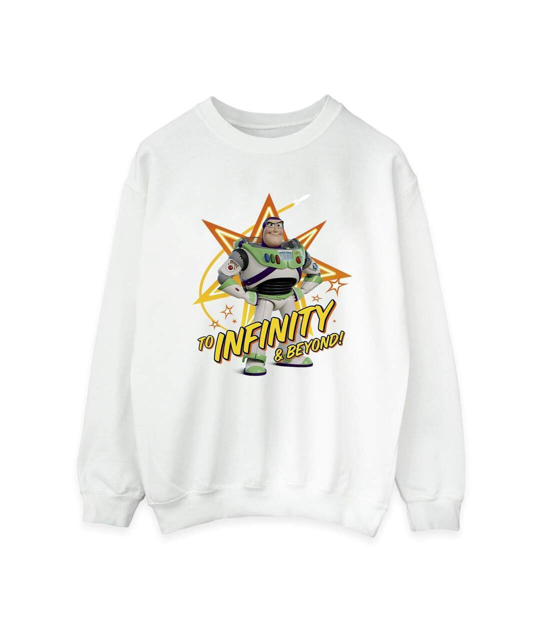 Disney Sweatshirt Womens/Ladies Toy Story Buzz To Infinity (Blanc) - UTBI41939-1