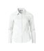 Womens/ladies Clare Formal Shirt White Clique-1