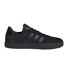 Mens Vl Court 3.0 3 Stripes Leather Shoes Core Black Adidas-1