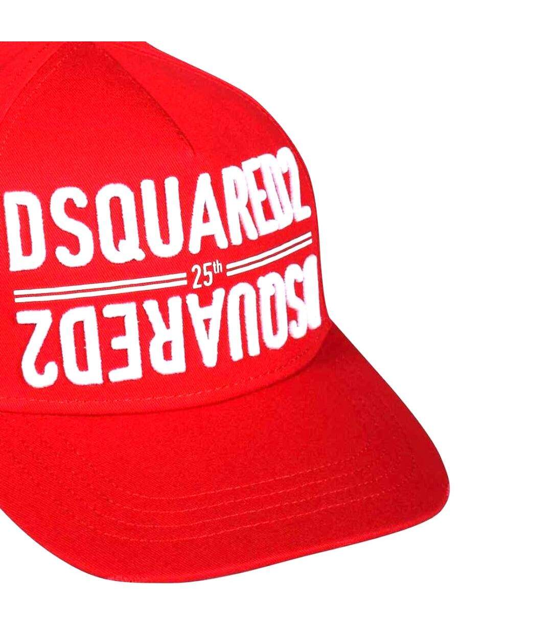Casquette De Baseball 25ème Anniversaire Motif/style Logo Inversé Rouge DSquared2-3