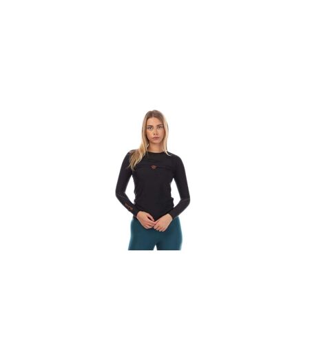 Womens/ladies Series-5 Long-sleeved Top Black Skins
