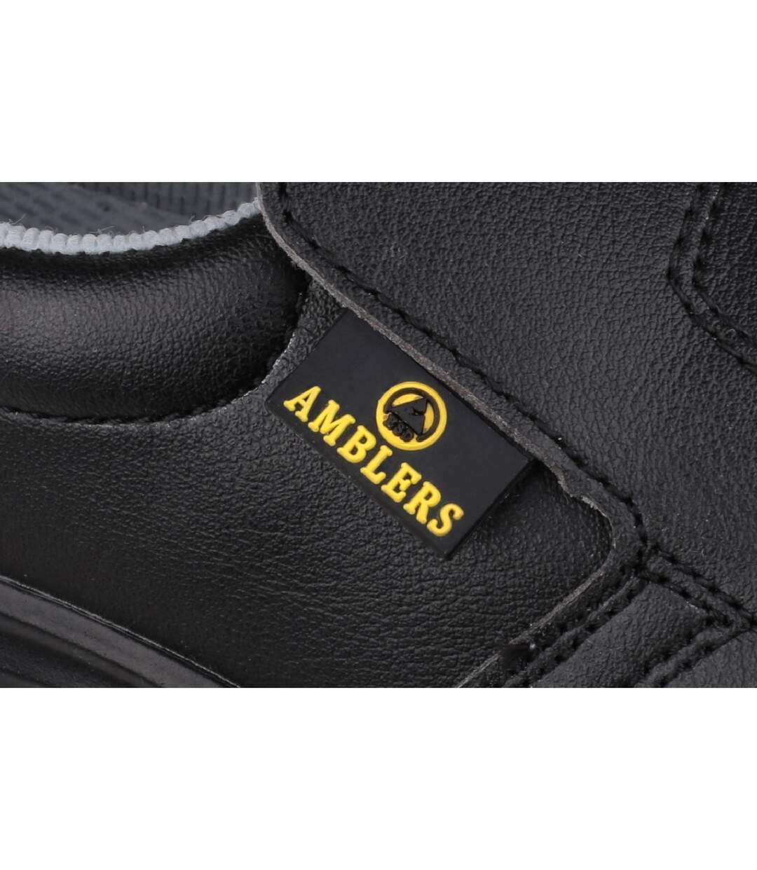 Safety fs661 unisex slip on safety shoes black Amblers