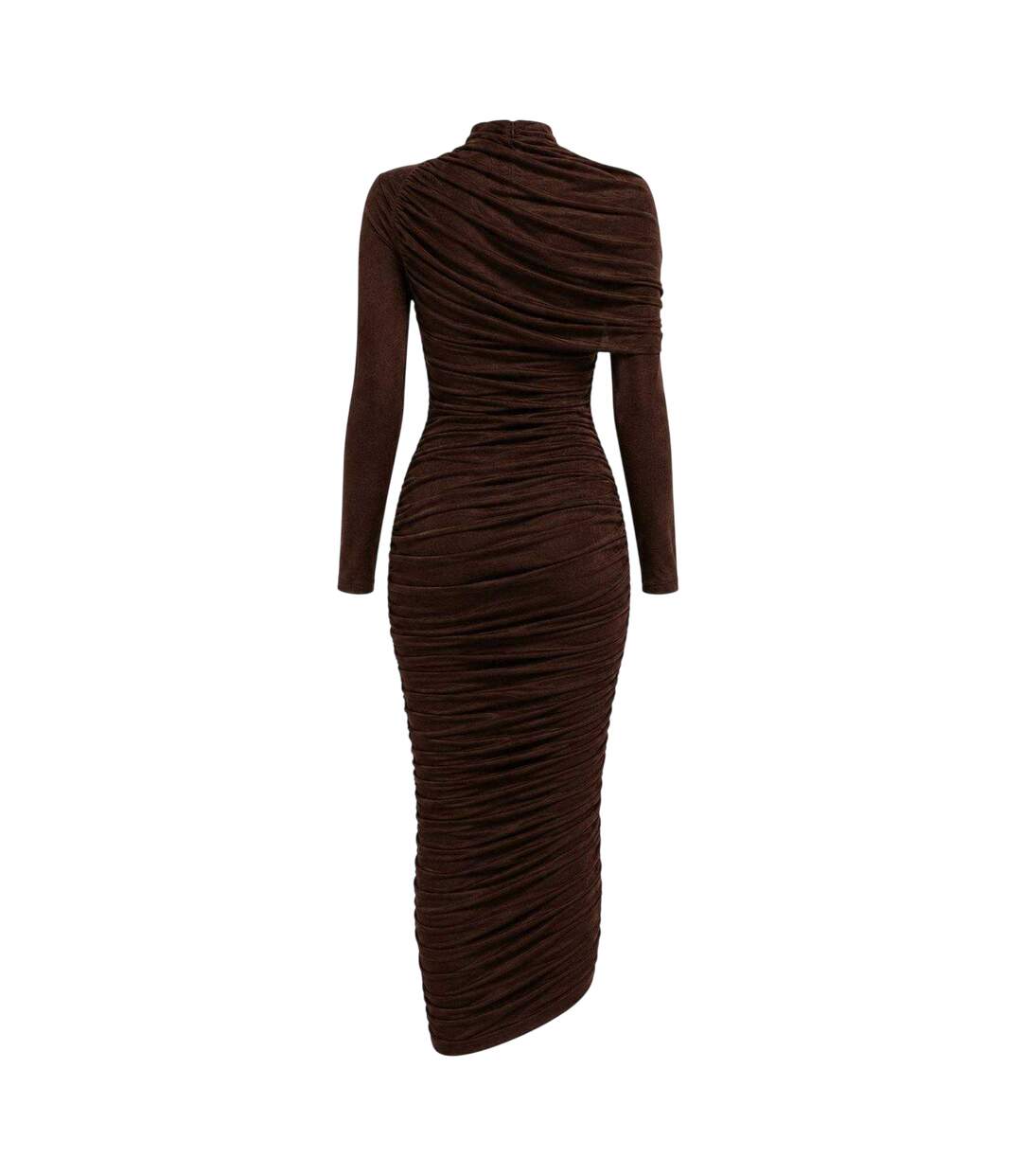 Robe Mi-longue Melina Femme Marron Bardot-3