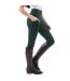 Womens/ladies Westwick Horse Riding Tights Deep Green Whitaker-1