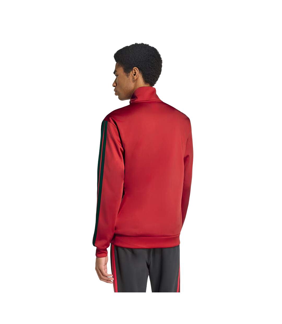 Haut De Survêtement Motif/style Manchester United Fc Dna Homme Rouge Adidas-3