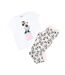 Pyjama blanc/noir femme disney good vibes minnie-2