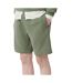 Short vert homme lacoste regular fit en molleton - l-1