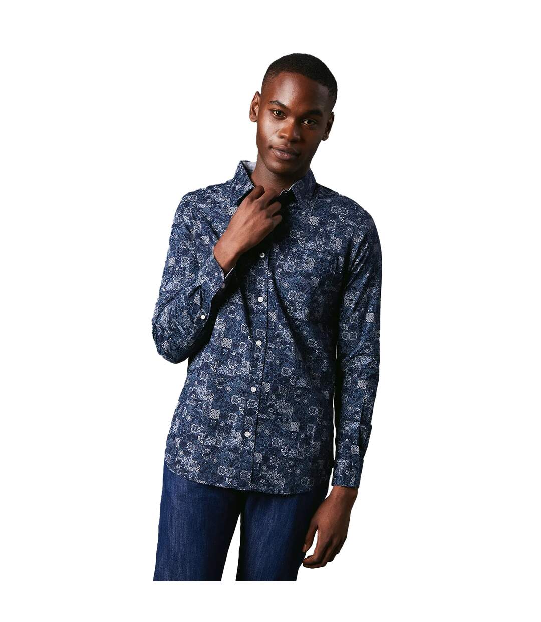 Chemise homme bleu marine Maine