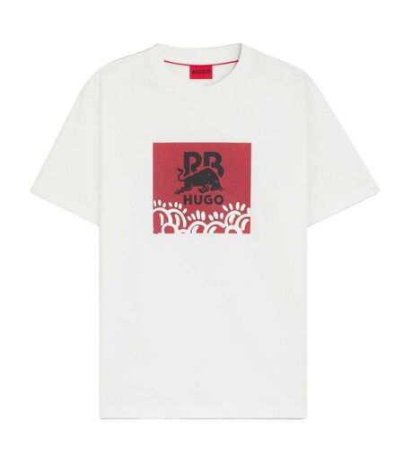 T-shirt Motif/style Red Bull Homme Blanc Hugo