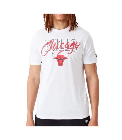 T-shirts Blanc Homme New Era  Chicago Bulls - L