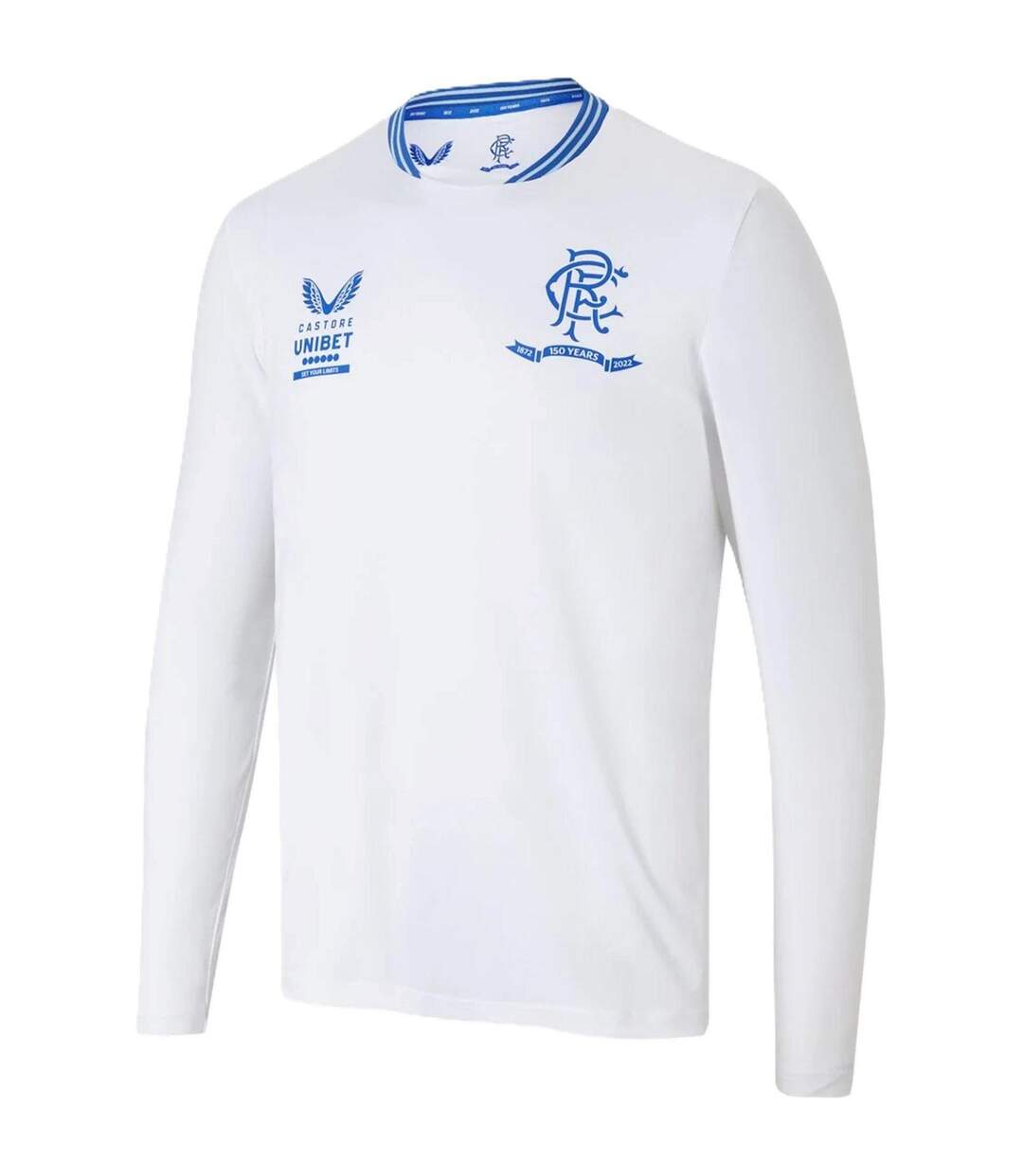 Mens Rangers Fc Long-sleeved Jersey White Castore-1