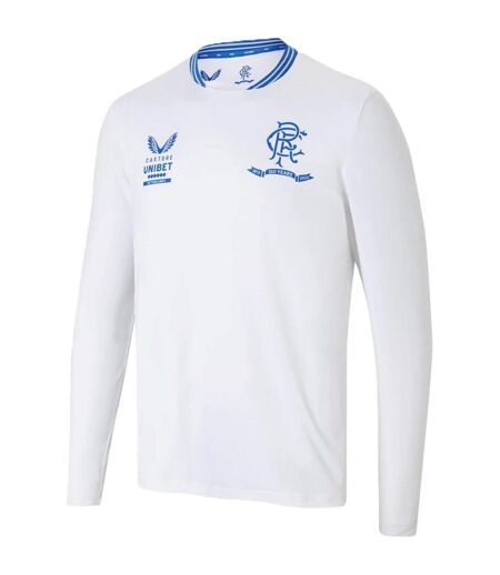 Mens Rangers Fc Long-sleeved Jersey White Castore