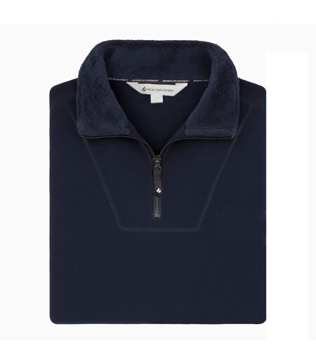 Mens Thermal Soft 1/4 Zip Top Fleece with High Collar