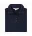 Mens Thermal Soft 1/4 Zip Top Fleece with High Collar-2
