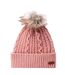Bonnet Ninoa Femme Rose Pâle Corail Blanc Cassé Iguana-1