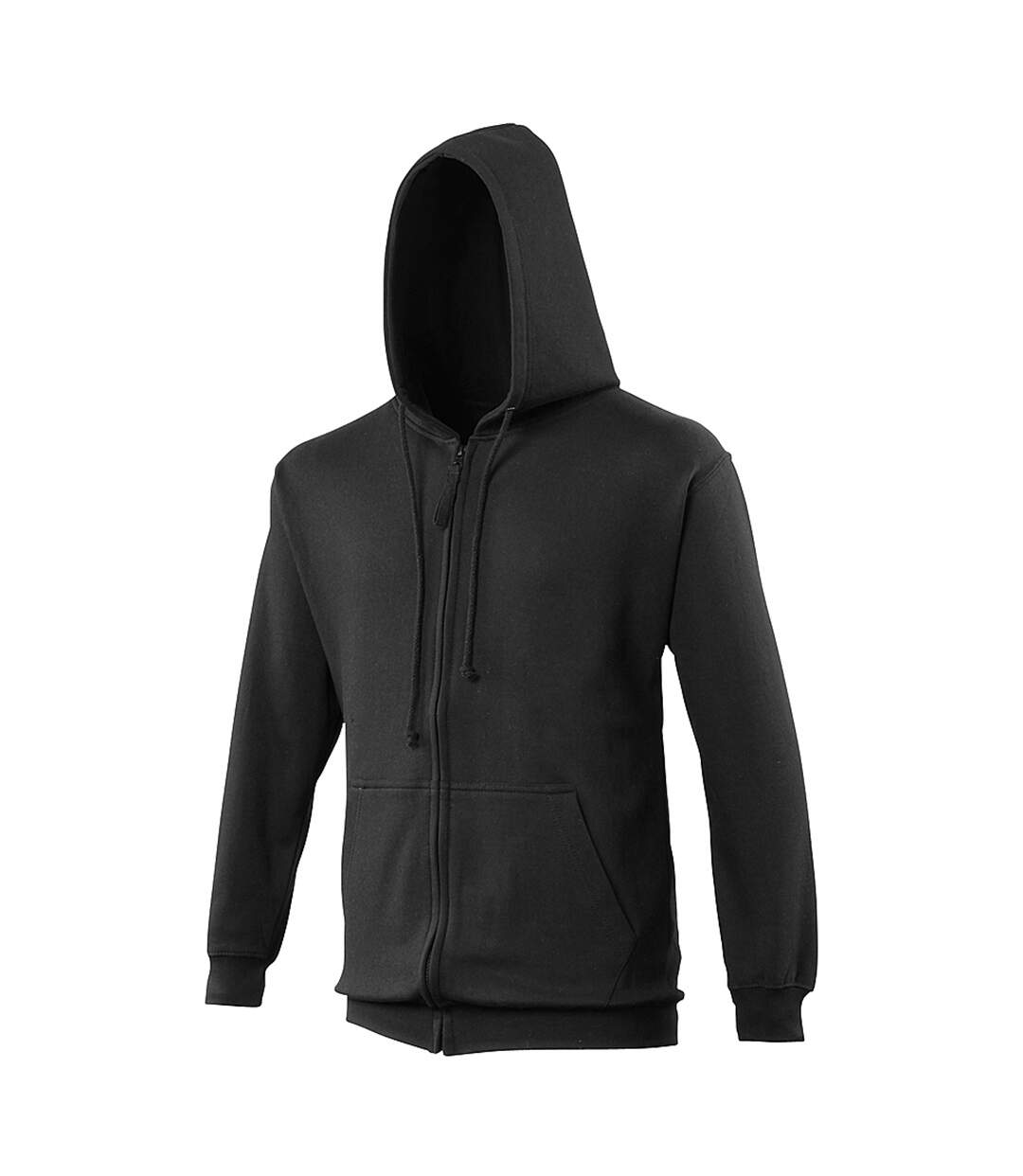 Sweatshirt à capuche et fermeture zippée homme noir Awdis