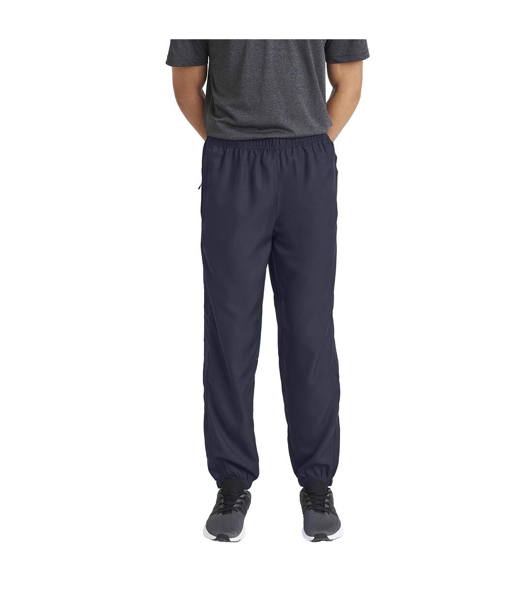 Unisex adult active jogging bottoms french navy AWDis Cool-3