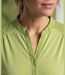 Tee-shirt MAYFLOWER DIMAGO3 manches longues : le style bi-matière vert anis-4