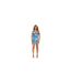 Haut 1 Épaule Motif/style Floral Femme Bleu Missy Empire-1