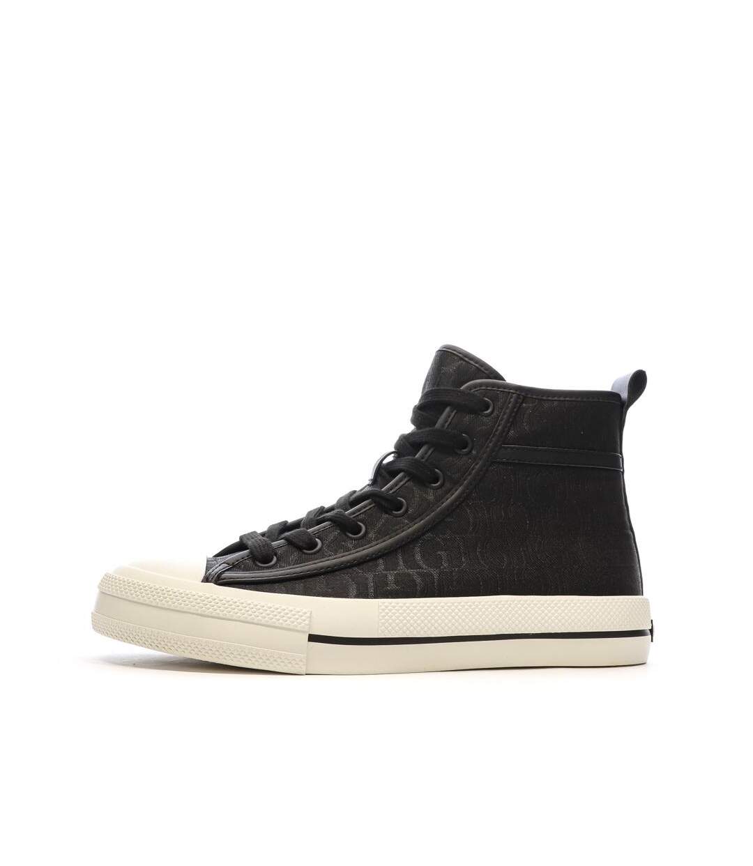 Baskets noires femme guess colyn-1