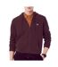 Sweat zippé bordeaux homme lacoste zipped-1
