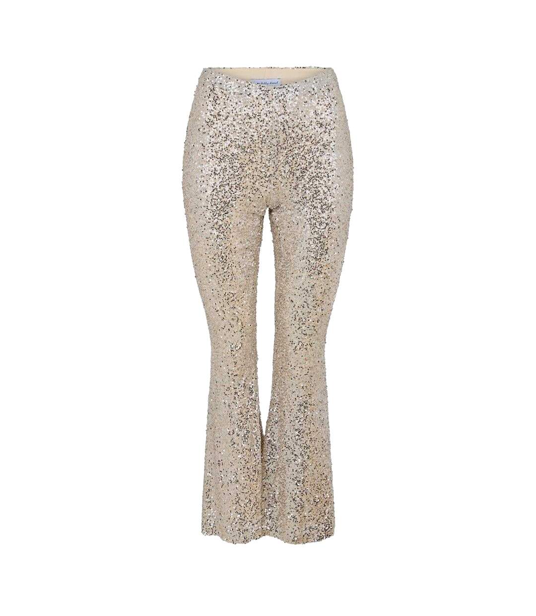 Pantalon Motif/style Paillette Femme Argenté Never Fully Dressed-2