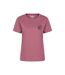 Womens/ladies edinburgh relaxed fit short-sleeved t-shirt pink Mountain Warehouse-1