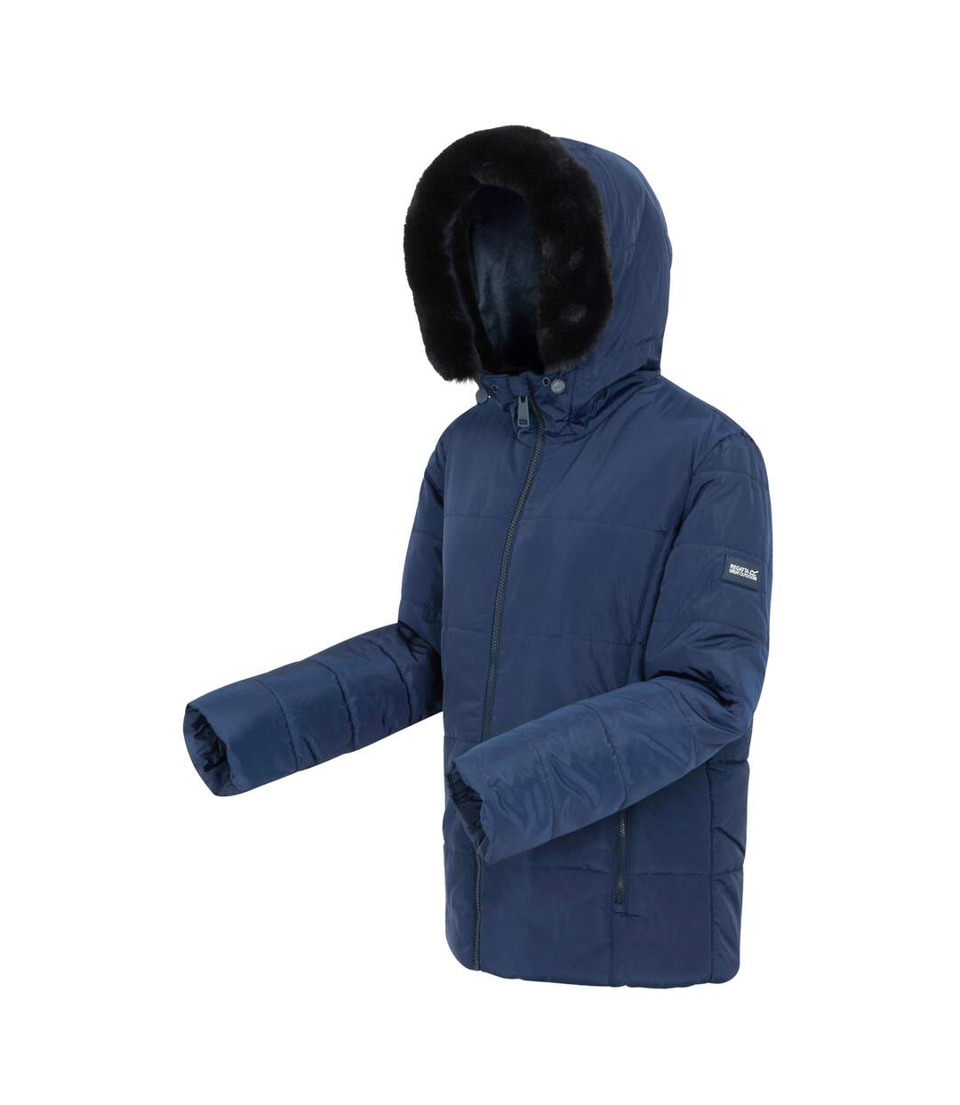 Womens/ladies winnie quilted jacket navy Regatta-3